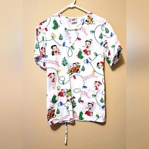 Betty Boop women's uniform top